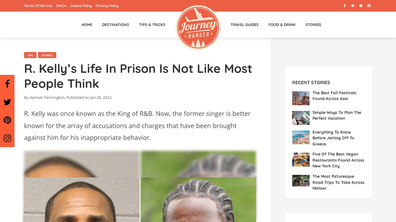 R. Kelly’s Life In Prison Is Not Like Most People Think - JourneyRanger